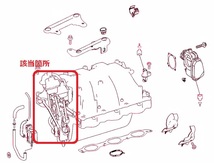 【迅速】ベンツ M272(V6) M273(V8) インテーク マニーホールド ボルト付属 タンブルフラップ アルミ製 リペア R171 W211 W639 W219 W463_画像8