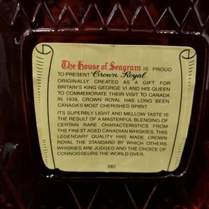 sa☆/ 古酒 未開栓 Crown Royal THE Legendary Whisky クラウンローヤル ウイスキー 1979年 750ml 40% 箱付き /DY-2547の画像5
