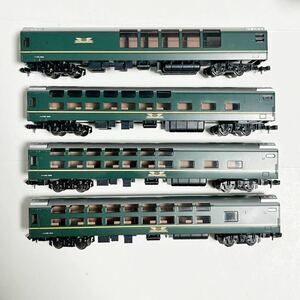 TOMIX 98947 オハ25-553 オハネ25-513 オハネ25-525 オハネ25-526 限定品 JR 24系 さよならトワイライトエクスプレス セット バラシ 4両