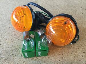  Rover Mini front park lens ASSY orange lens clear valve(bulb) attaching 2 piece set -96