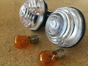  Rover Mini front park clear lens ASSY orange valve(bulb) attaching 