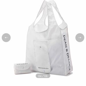 DEAN & DELUCA ディーンアンド デルーカ 【オンライン限定】ショッピングバッグ ホワイト エコバッグ トートバッグ 