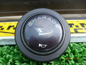  Charade Daihatsu MOMO Momo horn button old car rare article rare that time thing 1 piece prompt decision have 