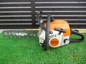 スチール STIHL MS211C MS211 エンジンチェーンソー チェーンソー 切断機 ガソリン 混合 小型 コンパクト ミドル 有効刃30cm位