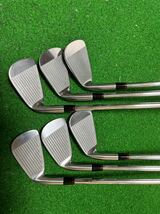 訳あり　中古品　ブリヂストン ツアーステージ X-BLADE GR FORGED 2012年pwから5番まで6本　TOURSTAGE NSPRO950GH WF フレックスS_画像3