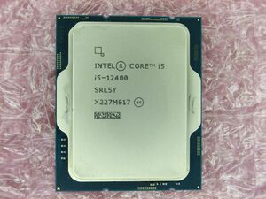 CPU Intel Core i5-12400 中古動作品