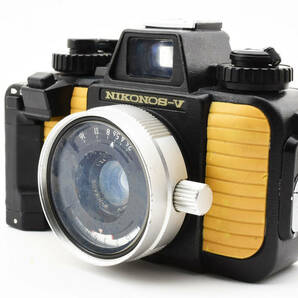 希少色 Nikon NIKONOS-V 35mm f3.5 ニコン イエロー 黄色 コンパクトフィルムカメラ ニコノス 動作未チェックの画像1