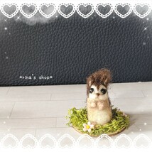 *rina's shop*3cmシマリスさんと台座*ドールハウス*ハンドメイド*羊毛フェルト*ブライス*ペットロス*インテリア*ミニチュア*雑貨*手作り_画像6