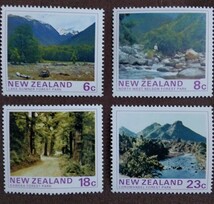 ニュージーランド　1975.6.4 森林公園　4種 風景　自然　_画像1