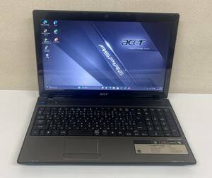 美品　Acer ASPIRE 15.6インチ Core i5　メモリ4GB 新品SSD 240GB　Office2019