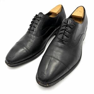 F ＊ 極上LEATHER使用 '高級感溢れる' COLE HAAN コールハーン 本革 ストレートチップ 内羽根式 ビジネスシューズ 革靴 US8 26cm メンズ