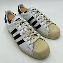 B ＊ 20年製 '名作 王道モデル' adidas originals アディダスオリジナルス SUPERSTAR スーパースター LOW CUT スニーカー 27cm FV2831_画像2