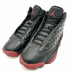 E @ 14年製 '希少 入手困難' NIKE ナイキ AIR JORDAN 13 RETRO エアジョーダン レトロ 靴 スニーカー SIZE:26cm シューズ 黒 414571-003