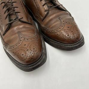 B@ 極上レザー使用 '至高の逸品' FLORSHEIM フローシャイム ROYAL IMPERIAL 本革 LEATHER 革靴 シューズ 紳士靴 ウィングチップ メダリオンの画像4