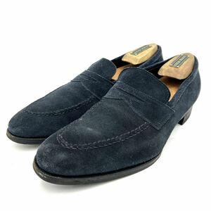 B@ 極上レザー使用 '高級感溢れる' Trading Post トレーディングポスト 本革 SUEDE LEATHER コインローファー 革靴 メンズ 紳士靴 シューズ