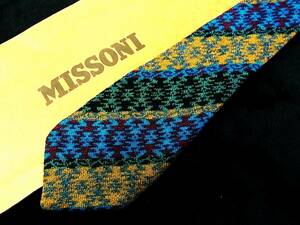 **:.*:[ beautiful goods ]WL1007*[ wool ground ] Missoni [MISSONI] necktie 