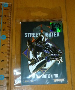  включая доставку!! Street Fighter [ рукоятка * Jeury ] ограниченный выпуск 200 шт официальный значок STREET FIGHTER/ Capcom * America продажа * металлический значок / нераспечатанный 
