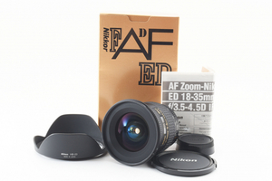 [新品同様] Nikon AF Nikkor 18-35mm F3.5-4.5 D ED Wide Angle Lens 広角レンズ /元箱、付属品あり #2082449