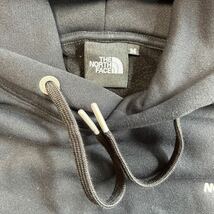 ザノースフェイス THE NORTH FACE SquareLogoHoodie スクエアロゴフーディー NT62235 スウェットパーカー プルオーバー 裏起毛 ブラック M_画像5