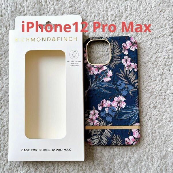 リッチモンド＆フィンチ iPhone12Pro Maxケース 花柄 ボタニカル