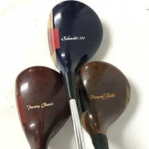 BF12/83　ビンテージゴルフクラブ パーシモン 5本 Maruman Schmitt / M.K.Mizuno MasterFlag / Macgregor Tourney / GENUINE 中古○_画像6