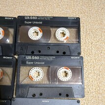 ジャンク　SONY　使用済み　カセットテープ　UX-S 90 60 54 46　計8本　ソニー　当時物　昭和レトロ　ハイポジション_画像4