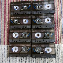 ジャンク　AXIA　使用済み　カセットテープ　PS 1x ⅠX 60 54 46　計8本　アクシア　当時物　昭和レトロ　ノーマルポジション_画像1