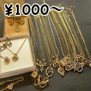 1000円〜 n 大量 ニナリッチ アクセサリーまとめ売 ネックレス ブレスレットイヤリング ヴィンテージ ロゴNINA RICCI ビンテージ の画像1