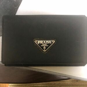 PRADA 財布 二つ折り ブラック系 プラダ