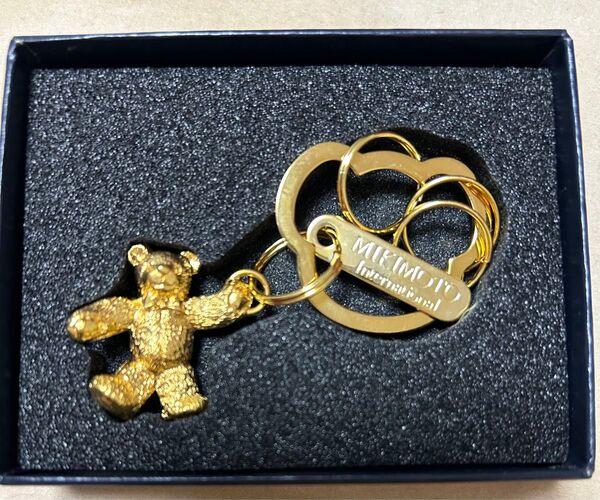ミキモト MIKIMOTO テディベア キーリング