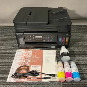 ◆動作品◆ Canon ファックス機能付き 4in1インクジェット複合機 ギガタンク G7030 ビジネスインクジェットプリンター