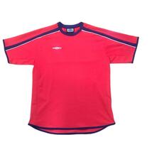 UMBRO y2k アンブロ サッカーゲームシャツ イングランド代表カラー_画像1