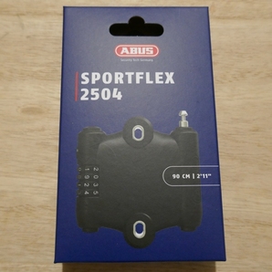 ABUS SPORTFLEX 2504/90 アブス ケーブルロック 鍵 ダイヤル式 の画像1