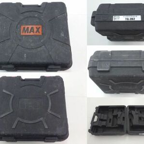 ●使用品 MAX バッテリタッカ TG-ZB2 マックス 充電式タッカ 18V バッテリー2個 2.5Ah 5.0Ah 電動工具 現状品 充電器 ゴーグル ケース付の画像10