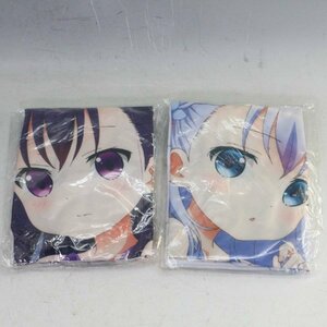 ★新品！ご注文はうさぎですか？★一緒におやすみ枕カバー 添い寝CD★Aリゼ＆シャロ/Bチノ＆青山 C87 ごちうさ◆707f13