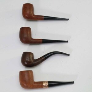 Western OLD BRIAR ＆ Dr.Plumb's EXTRA 木製パイプ 4本セット 喫煙具 ヴィンテージ◆790f18