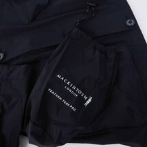 MACKINTOSH ドロスト レインジャケット 収納ポーチ付き Mサイズ38 ネイビー 撥水加工 ナイロン レディース マッキントッシュ★794v07_画像10