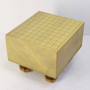 脚付き 天然木製 将棋盤 厚さ18cm 5.9寸★794v25