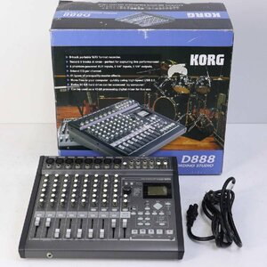 動作品 KORG コルグ D888 マルチトラックレコーダー ミキサー 訳あり品★795v07