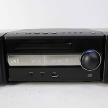 動作品 JVC EX-S3 ミニコンポ CA-EXS3-B CDレシーバー SP-EXS3-B 左右スピーカー リモコン付き★792v08_画像2