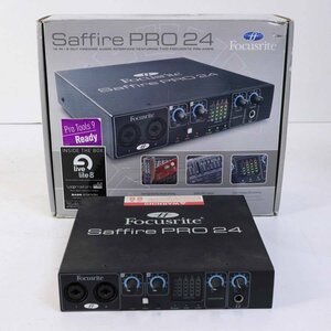 通電確認 Saffire PRO 24 オーディオインターフェイス 本体のみ Focusrite フォーカスライト★787v07