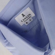 LANVIN ランバン 長袖3枚 半袖1枚セット Lサイズ ブルー/パープル系 カジュアルシャツ ワイシャツ★805v16_画像9