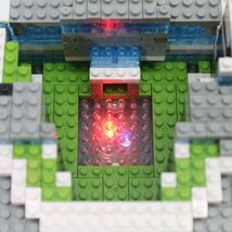 組立済 nanoblock ナノブロック 東京スカイツリー デラックスエディションスカイツリータウン部分のみ 【パーツ欠品有】◆805f24_画像6