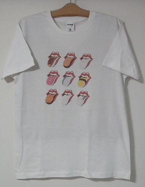 新品・送料込★ローリングストーンズ★白半袖★お寿司ベロ★ROLLING STONES