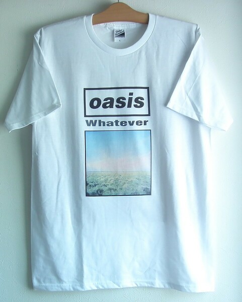 新品・送料込み★オアシス★白M半袖★whatever★OASIS★ノエル・ギャラガー