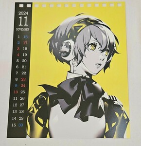 ◇ ペルソナ3 リロード カレンダー 11月 アイギス ペルソナ PERSONA P3R イラストカード