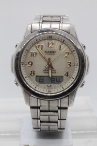 【CASIO LINEAGE】LCW-100 ALARM WORLD TIME ILLMINATOR WAVE CEPTOR TOUGH SOLAR 中古品時計 24.3.31