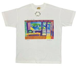 デッドストック M Ken Done ケンドーン 90s Tシャツ April In The Cabin ビンテージ アート 美術