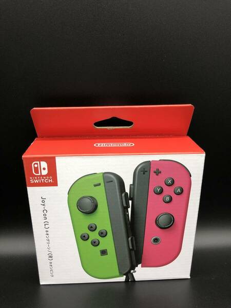 残り1点【新品・未使用・未開封品】任天堂純正品 Joy-Con (L)/(R) HAC-A-JAFAA [ネオングリーン/ネオンピンク]【送料無料】