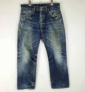 99年 USA製 levi's 501xx w34 555 バレンシア工場製 鬼ヒゲ落ち ハチの巣 隠しリベット セルビッジ 90s 90年代 アメリカ製 ビンテージ仕様